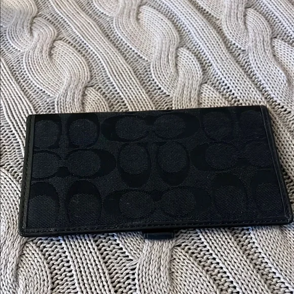 Coach Black Embossed Wallet - Picture 3 of 3
